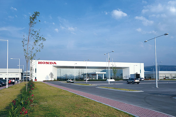 ホンダメキシコ塗装工場
